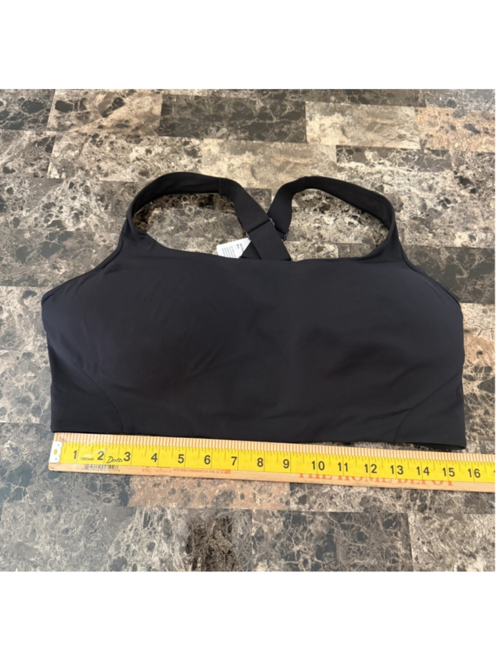 LULULEMON ALL POWERED UP BRA BLACK COLOR SIZE 40G - Picture 2 of 11